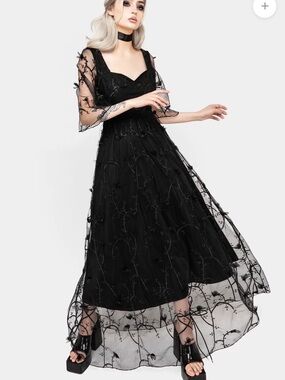 de la vali olympia maxi dress OLYMPIA MAXI DRESS IN BLACK VISCOSE CDC – DE LA VALI OFFICIAL
